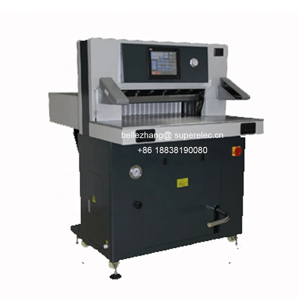 68CM Paper Cutting Machine Guillotine Hydraulic Paper Cutter Machine With Air Bed Table