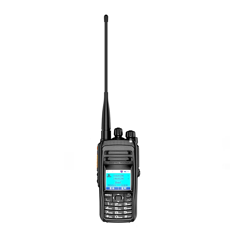 YSHON DM-R89 Clear Sound Quality High Power ABS Material Shatter-resistant 1.77 Inch Color Screen UV Dual Band Walkie Talkie