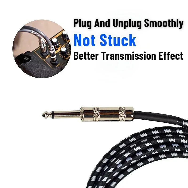 Гитарный кабель премиум-класса, шнур для бас-кабеля, усилитель 1/4, прямой угол, для электрической мандолины, Pro Audio