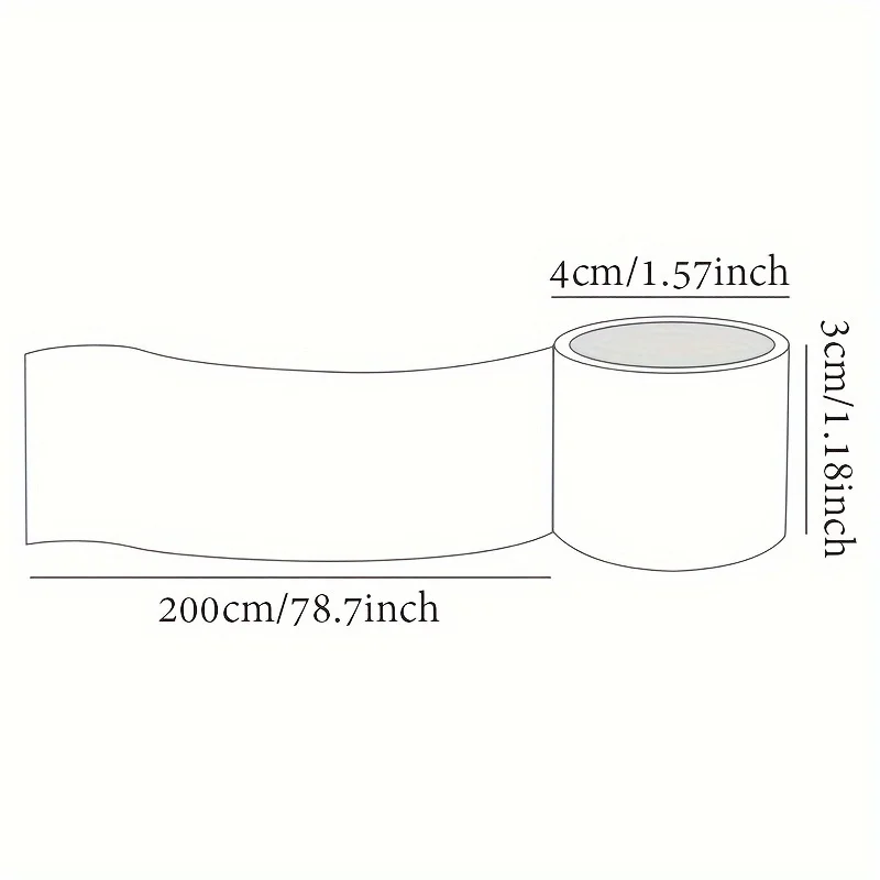 1 roll PET Decorative Tape for Scrapbooking & DIY Projects – Transparent Adhesive Tape for Journals, Planners, and Junk Journals