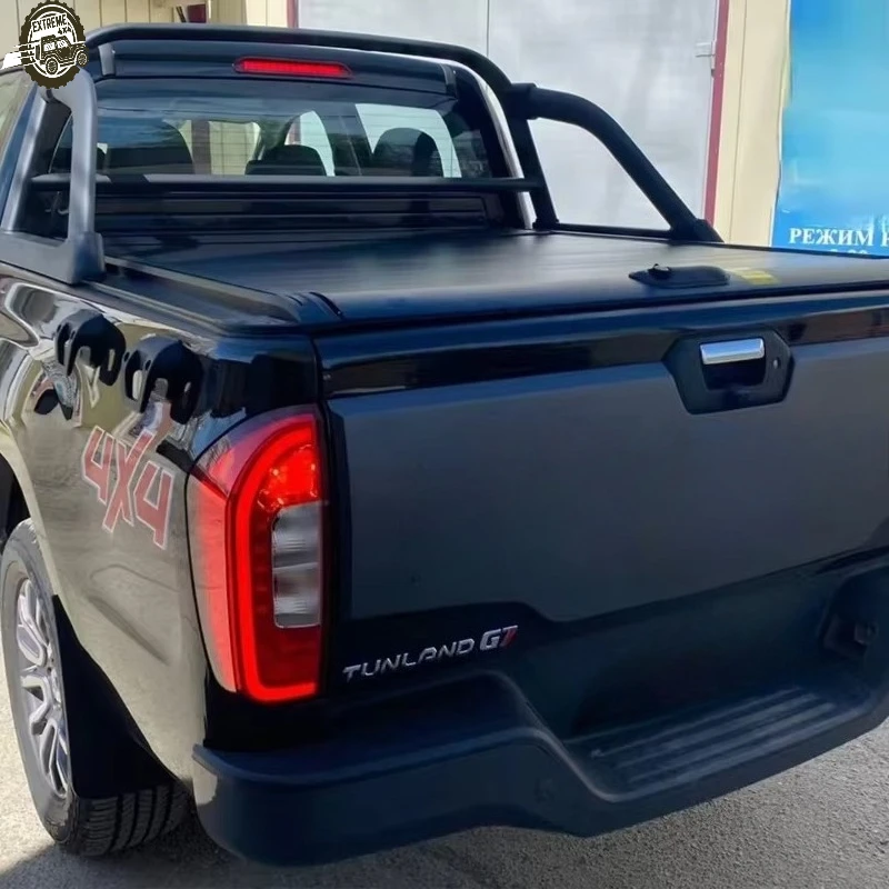 Pickup Truck Retractable Manual Roll-Up Aluminum Alloy Roller Shutter Lid Tonneau FOTON Tuland G9 GWM Great Wall Poer KingKong