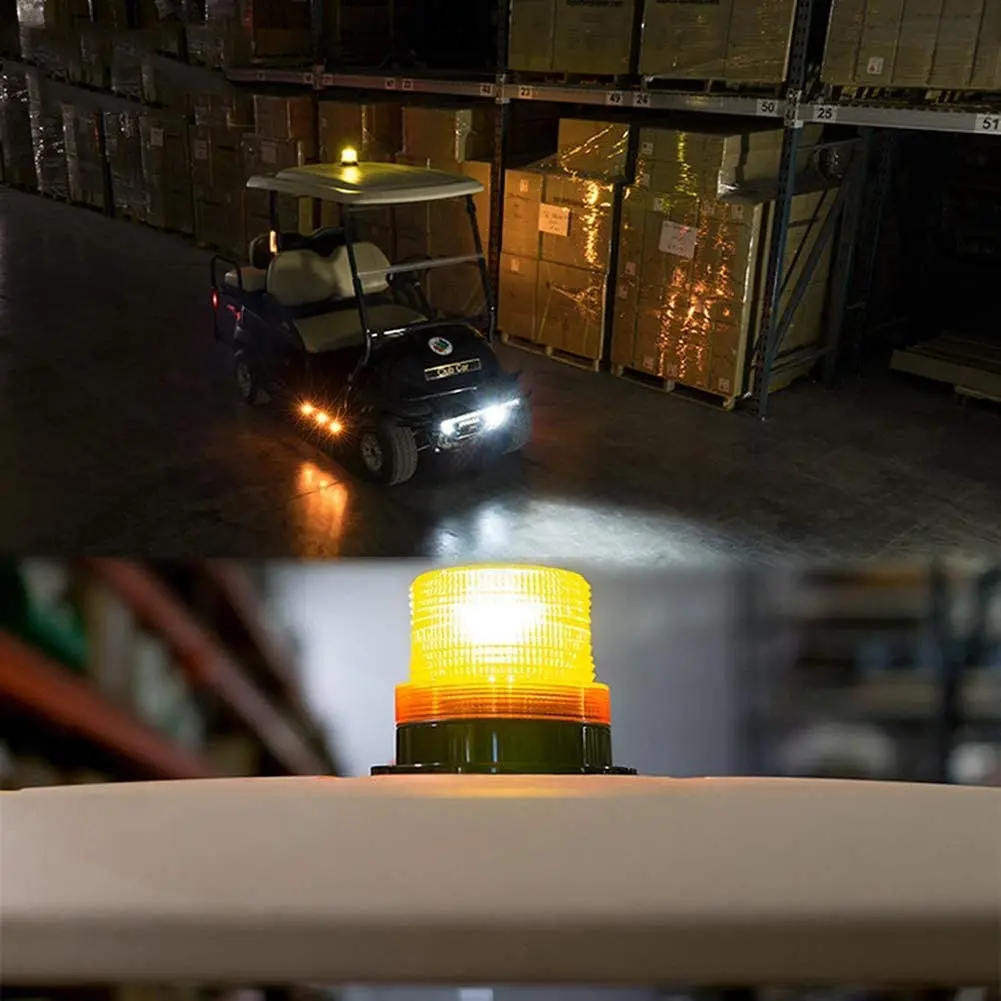 LED Strobe light Circular Car LED Flashing Signal lamp Magnetic Ceiling Police Emergency Lights Portable Warning Lighting 12~24V