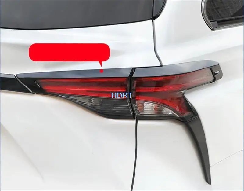 

Chrome Rear Tail Lights Taillight Lamp Cover Lamp Eyebrow Eyelid Garnish Trims strip For Toyota Sienna 2021 2022 Car Accessories