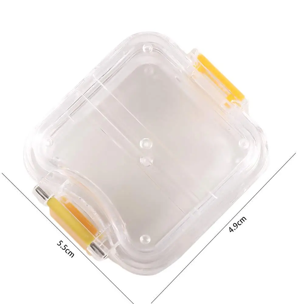 Caja de soporte para dentadura con red colgante, contenedor protector bucal, estuche de retenedor para dentadura postiza, caja de almacenamiento para limpieza de dientes, organizador