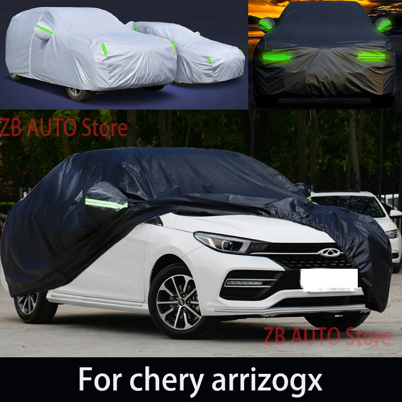 

Для chery arrizogx внедорожник, уличная защита, полный автомобильный чехол, снежный чехол, солнцезащитный козырек, водостойкий, пылезащитный, внешние автомобильные аксессуары
