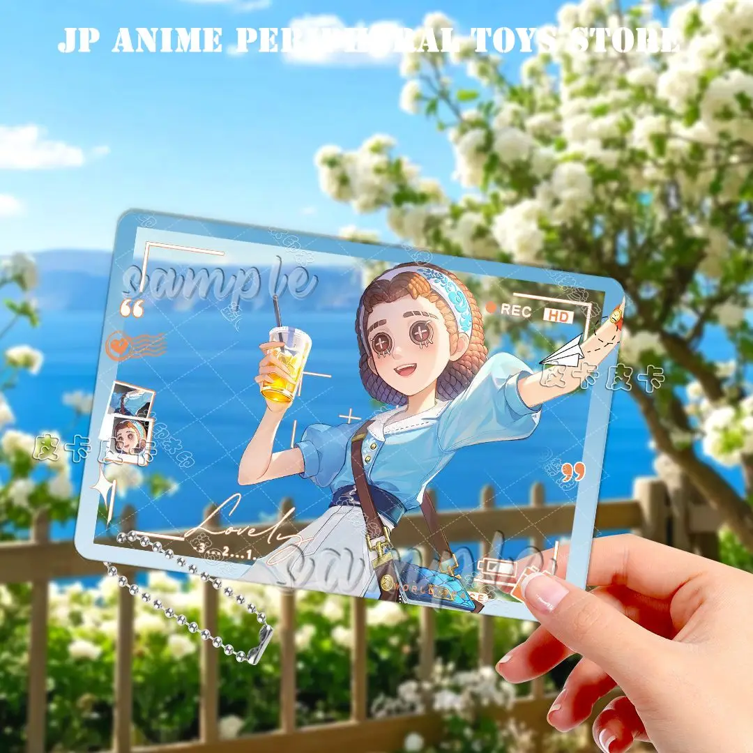 

Акриловая карта Identity V, 2022, мультяшная фигурка Эмили Дайера, кулон, украшение для рюкзака, реквизит для косплея, коллекция фанатов