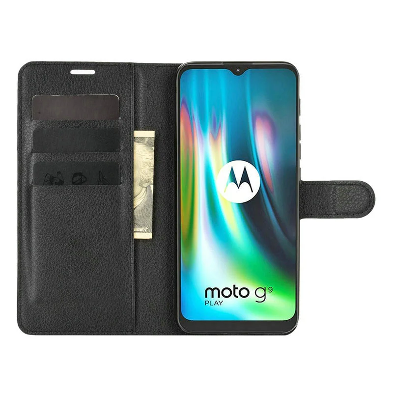 For Motorola Moto G9 Play Moto E7 Plus E7 Wallet Phone Case Flip Leather Cover Capa Etui Fundas