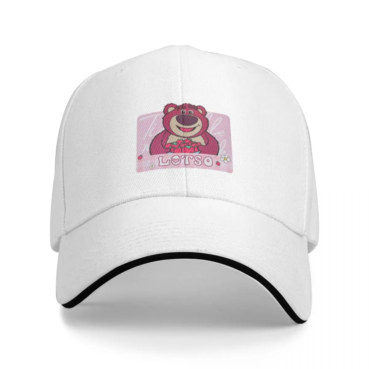 

Lotso Cute Strawberry Bear Baseball Caps High Quality Solid hat Men Women Hip Hop Snapback hat