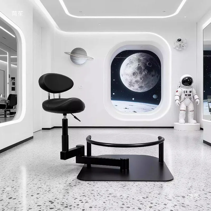 

New Barber Shop Big Work Stool Hair Integrated Rotating Chair Barber Hair Cutting Chair Chair