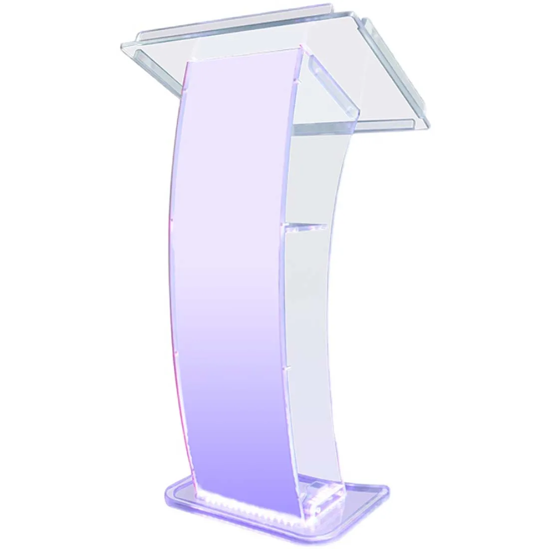 Custom acrylic crystal podium podium bar reception desk parking desk church chanting desk presides over welcome desk