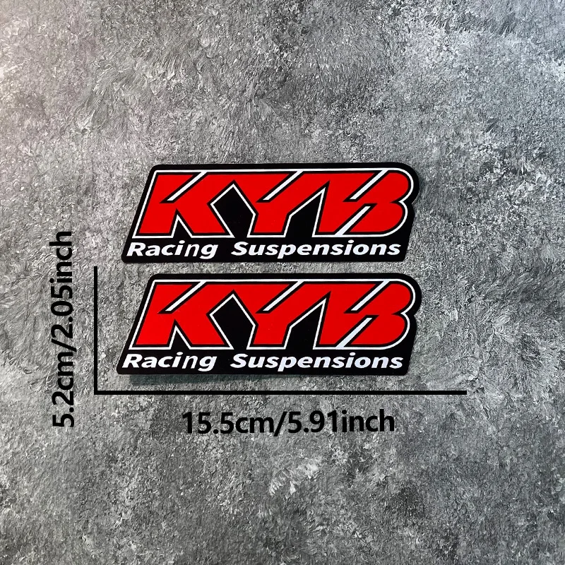 2PCS KYB Motorrad Vordergabeln Aufkleber Wasserdichte Motocross Aufhängungen Vinyl Aufkleber für KTM Yamaha Honda Suzuki Kawasaki BMW