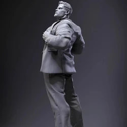 Strong Man Full Resin Figure Girl 1/24 Scale 75mm Assemble Miniatures Model Kit Unassembled Unpainted Diorama Toys