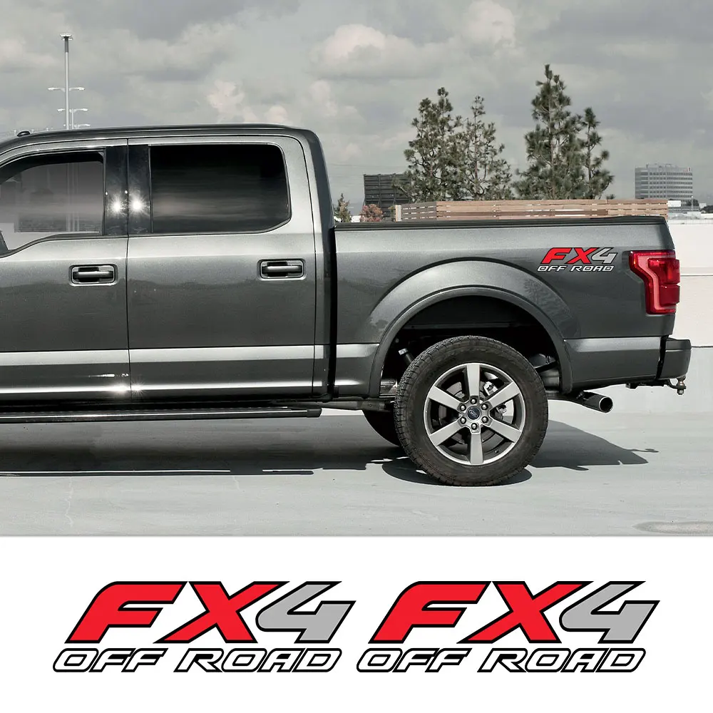Pegatina para coche todoterreno FX4, accesorios para camioneta Ford Ranger Raptor F150 Mitsubishi L200 Isuzu Dma Nissan NAVARA Toyota Hilux