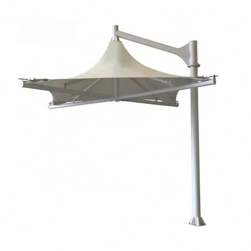 

Customized Patio Side Pole Umbrella Beach White Red Waterproof Sun Shading Umbrellas