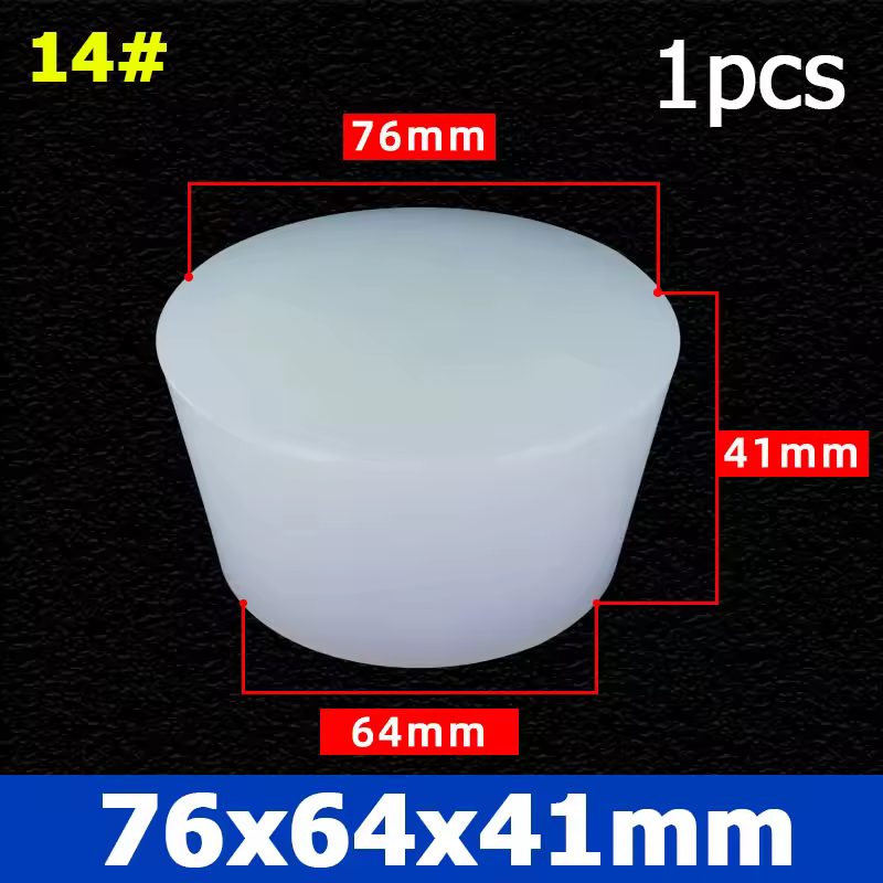 1-10pcs Food Grade Silicone Bottle Stopper Solid Rubber Plug Dia 8-110mm Hight 11-53mm For Wine Bottle Test Tube Glass Container - Image 32