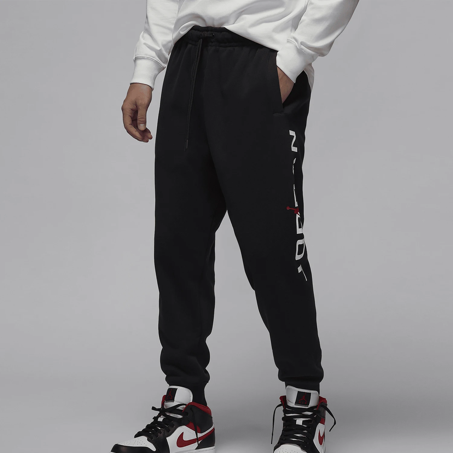 

Официальные мужские флисовые брюки Nike JORDAN с надписью HQ4646-010