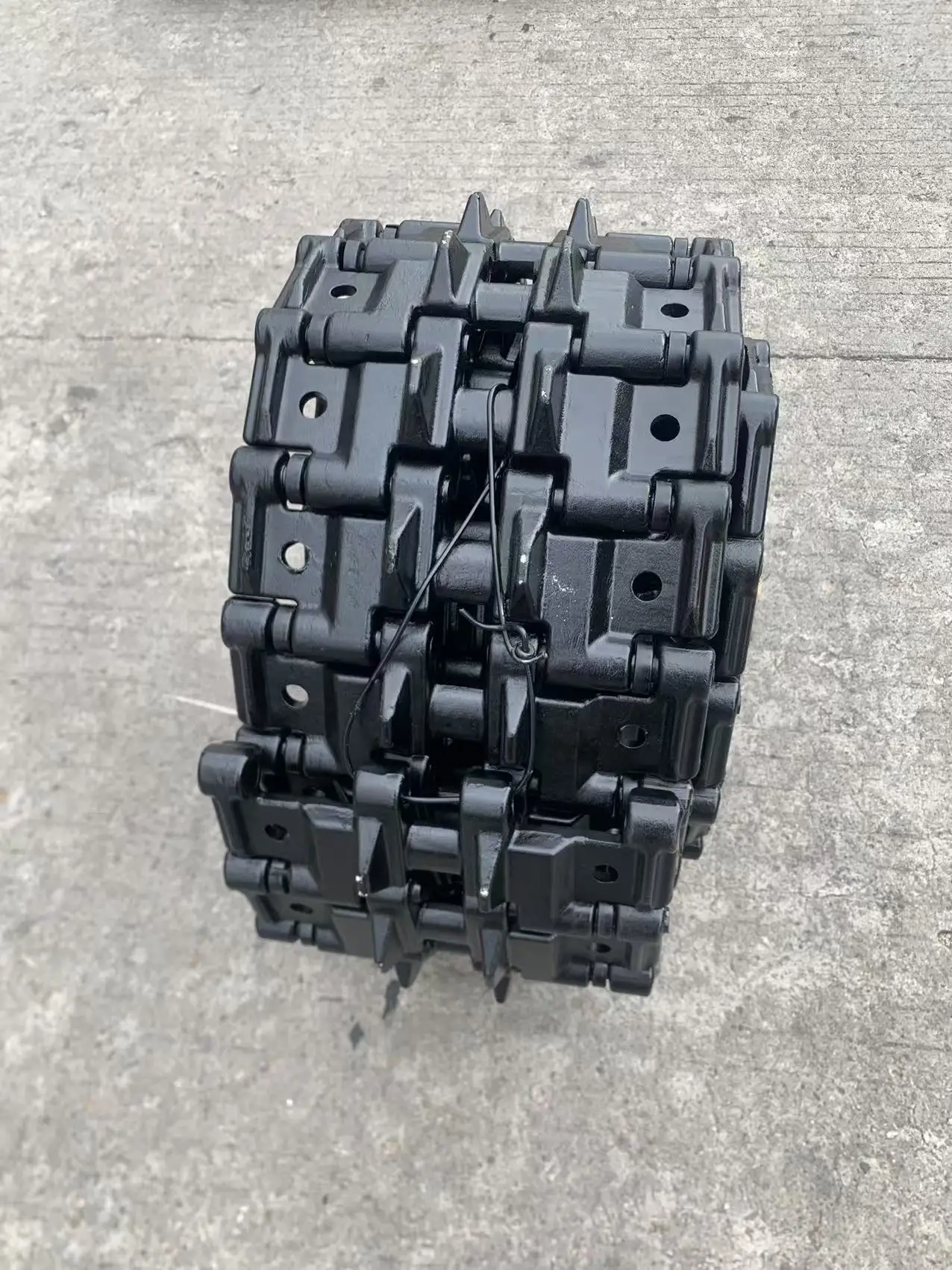 Mini Excavator Steel Track Chain 72 Pitch 180*72*41 PC08 Wacker 803 ViO10 Mini Excavator Undercarriage Parts Track Link