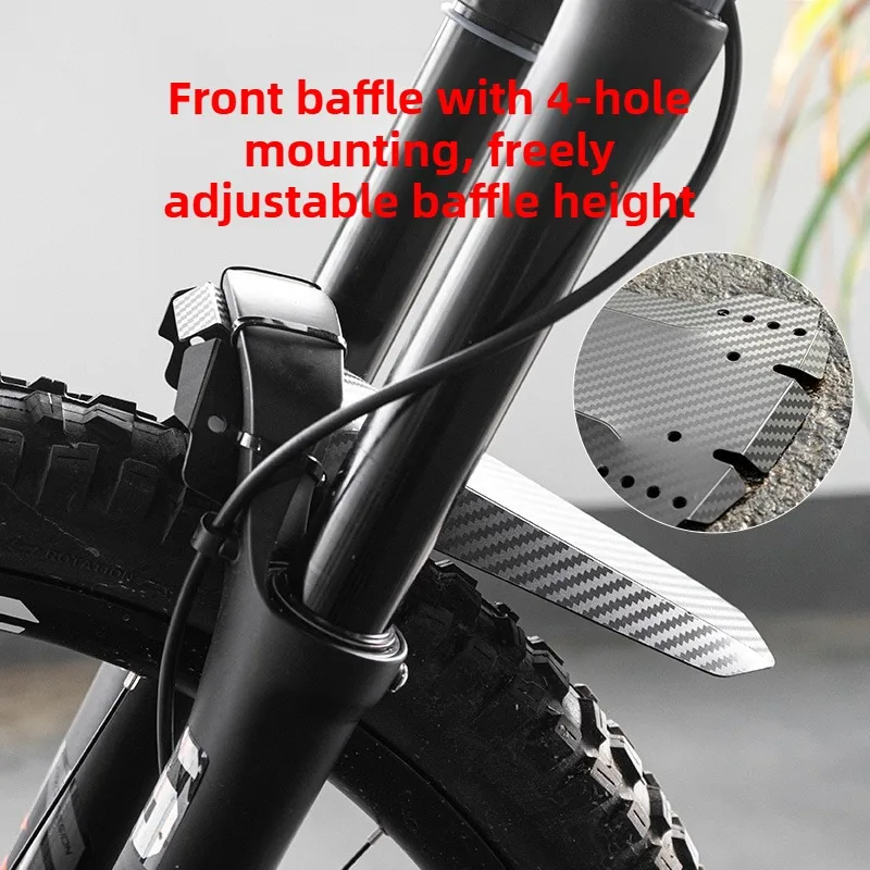 

2 Piece Set Bicycle Fender Bike Mud Guard For Front Rear Wheel Ultralight Cycling MTB Mud Guard Wings Bicycle Protective Parts