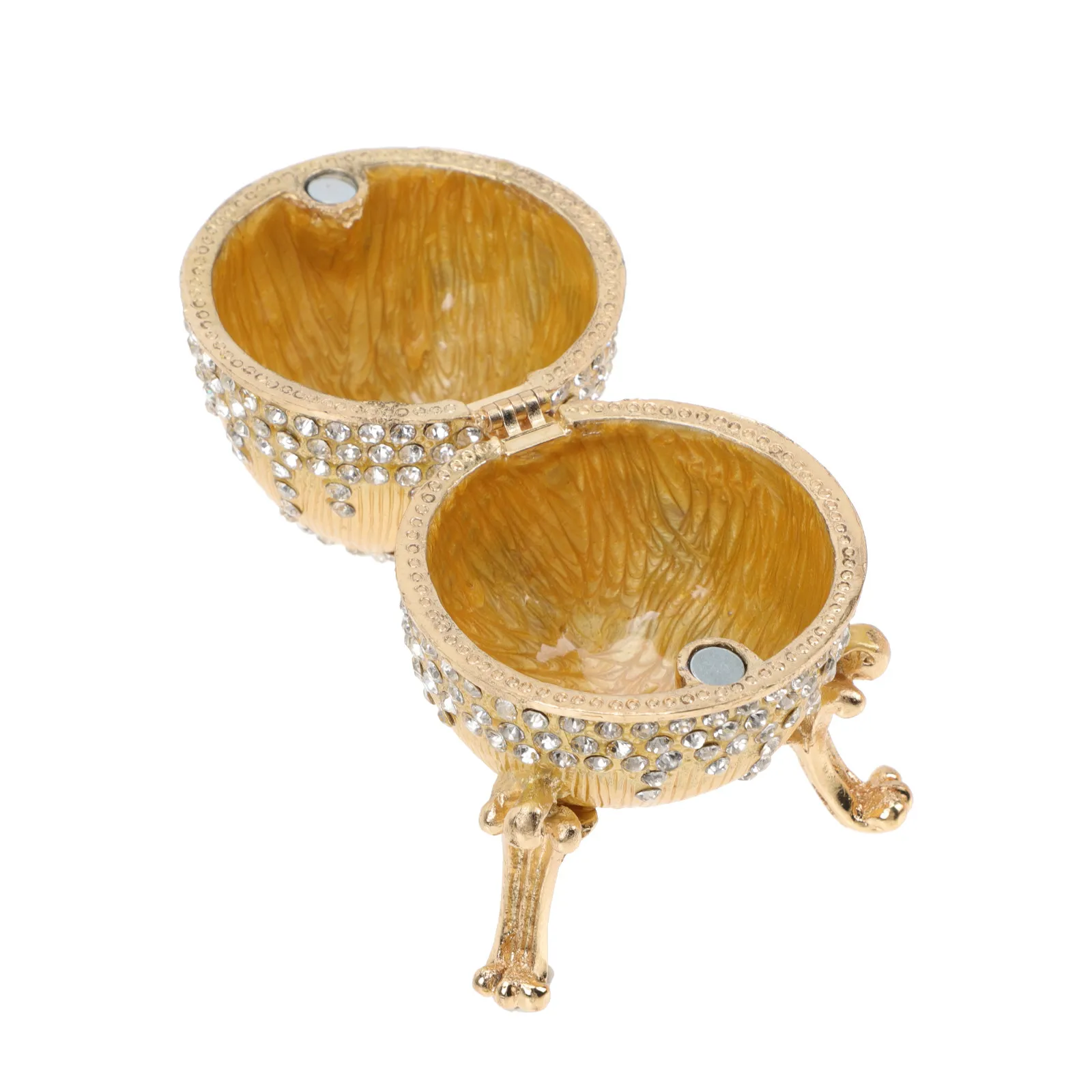 

Easter Jewelry Box for Necklace Ring Bracelet Storage Alloy Desktop Organizer Display Case Gift Wrapping Decor