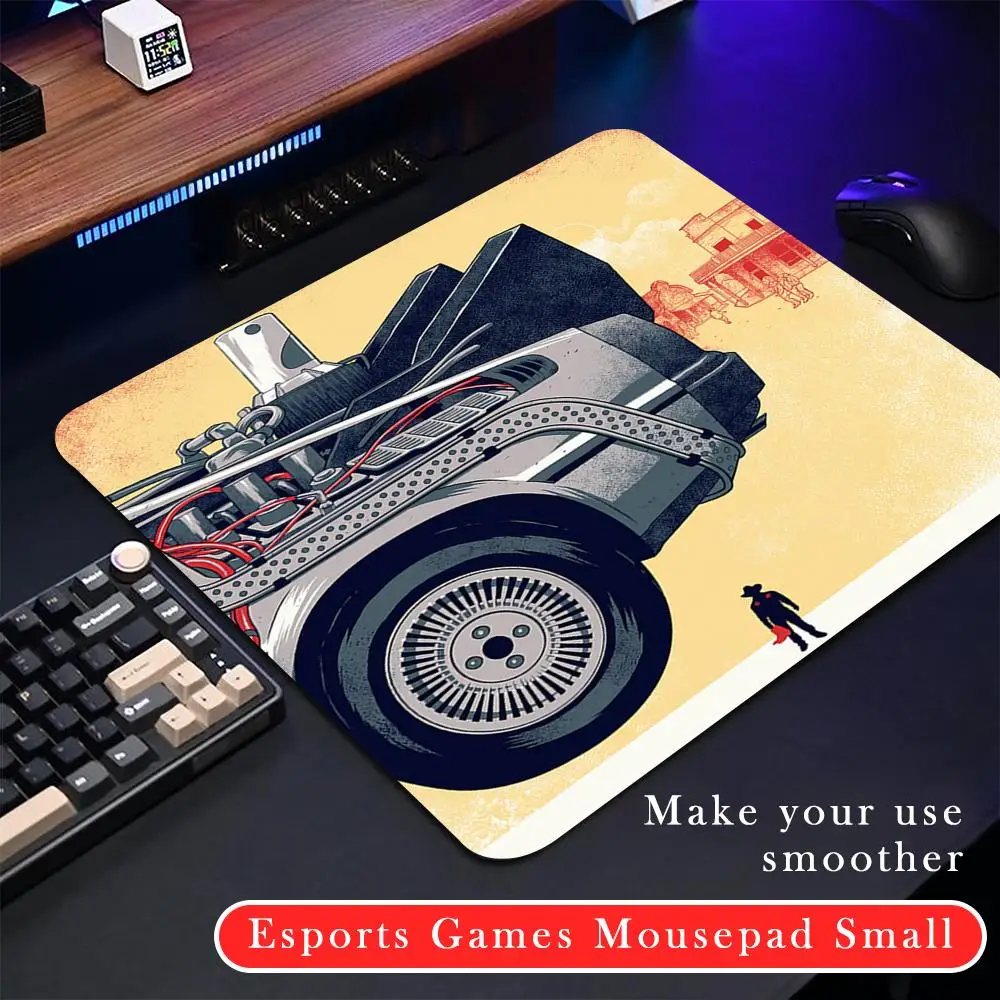 BACK TO FUTURE Mouse Pad Cartoon rubber Small mouse pad desktop computer office keyboard e-sports ROGs game