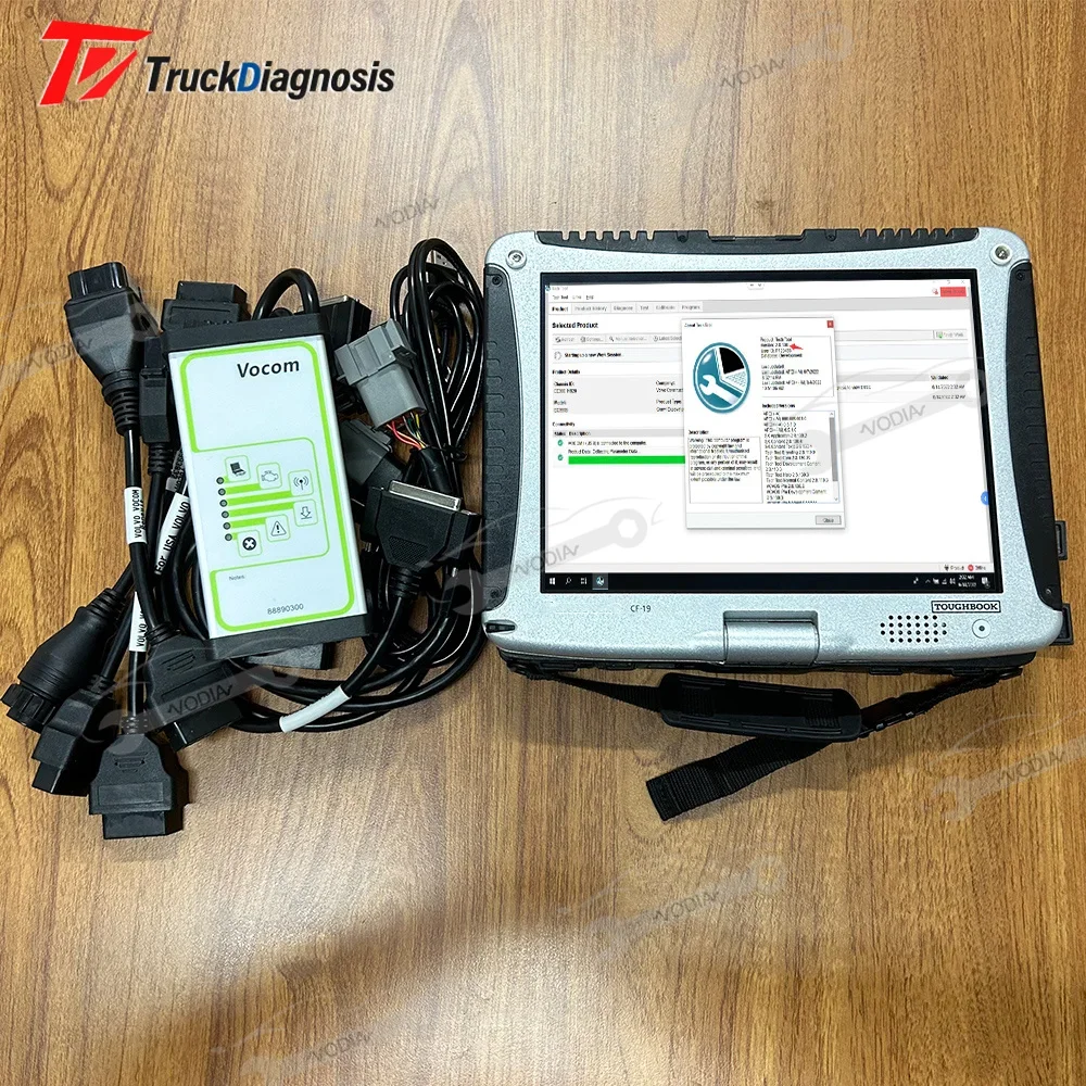 

Tech Tool v2.8 Forvocom Xtruck Y1 Heavy Duty Truck Diagnosis Scanner for vocom 88890300