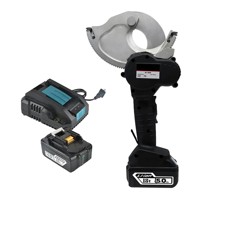 "EC-50M Electric Cable Cutter - Battery Powered for ACSR (Crimp/Cut/Strip)"