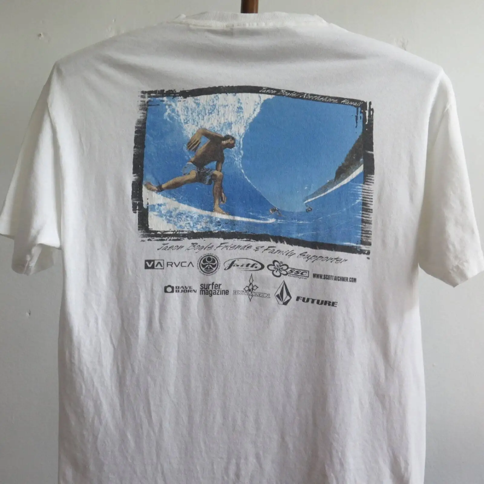 Vintage Jason Bogle Surfer T Shirt - Surf T Shirt Vintage Surfboard Surf