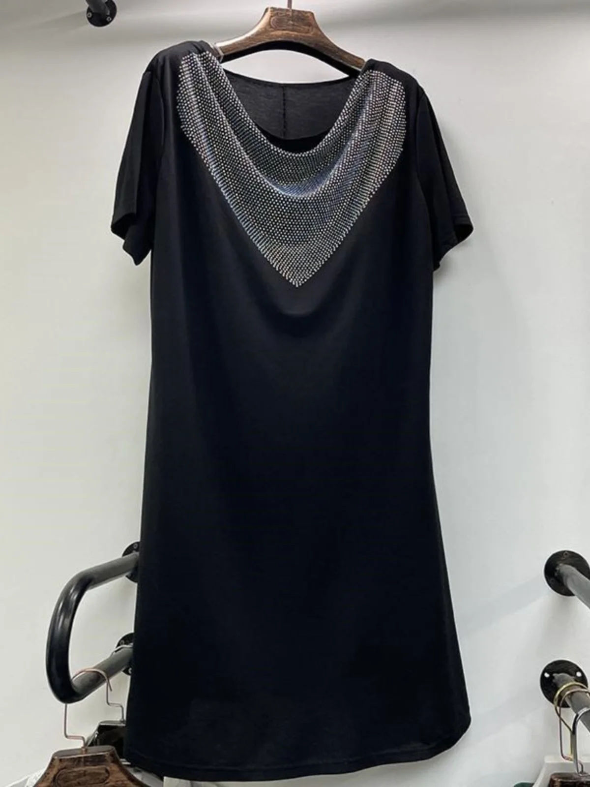 

Женская футболка Ele plus Size ort Sve Dr Summer Faion Dr, корейская юбка трапециевидной формы со свободной талией