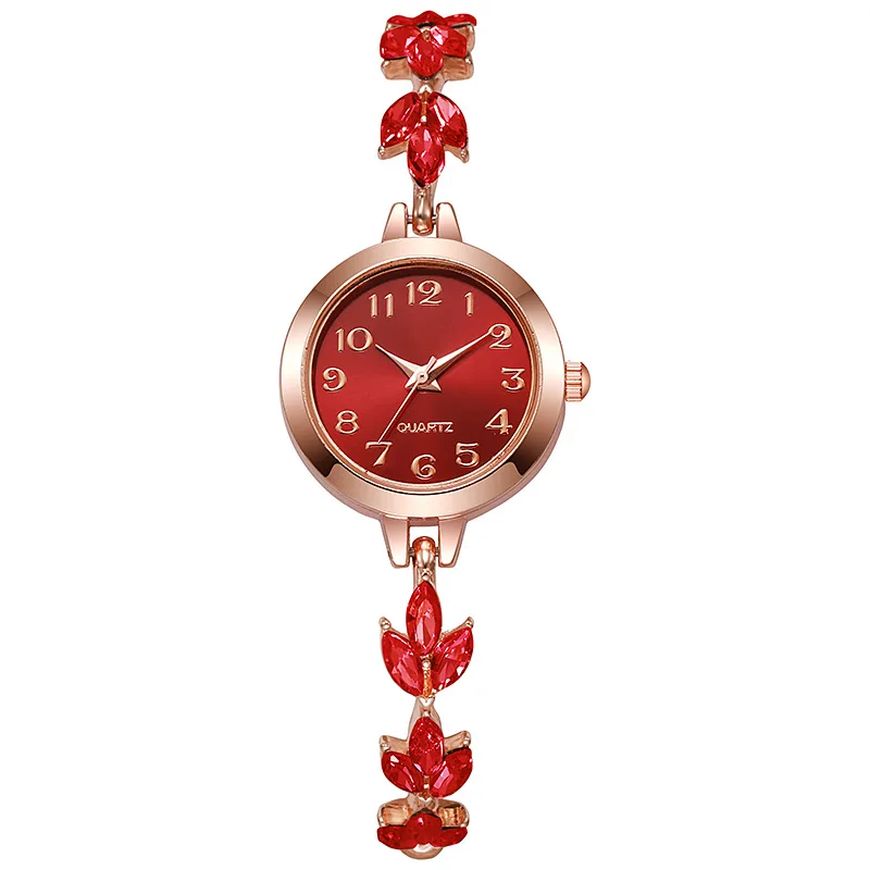 Elegante vrouwen horloges luxe strass armband armband quartz horloge reloj mujer meisjes klok cadeau (zonder doos)