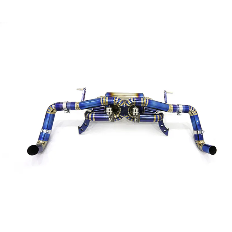 OEM Titanium Catback Exhaust for  R8 V10 5.2L 2010-2013 Vacuum Valve Muffler Pipe In-situ Installation high Performance