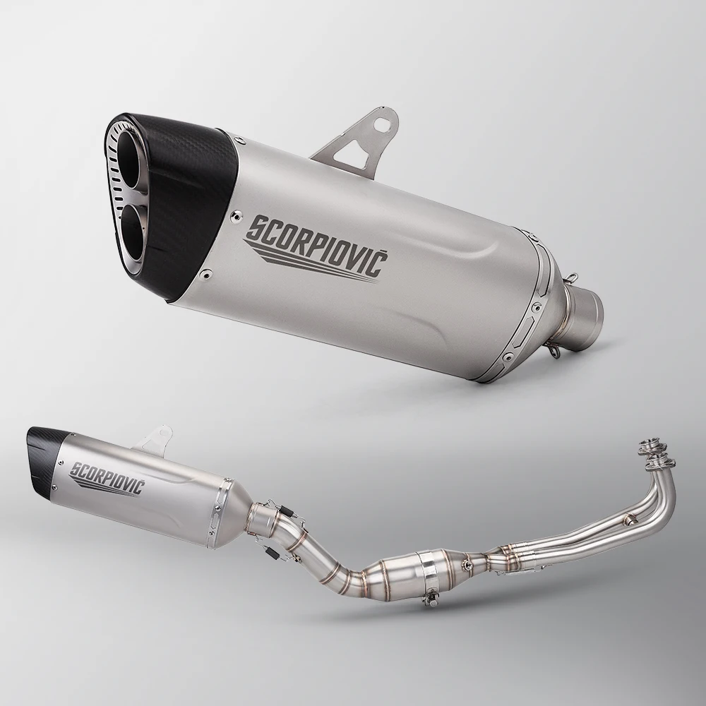 High Performance Motorcycle Exhaust Muffler System FOR TMAX530 TMAX560 Slip on Muffler Full System 2016-2025