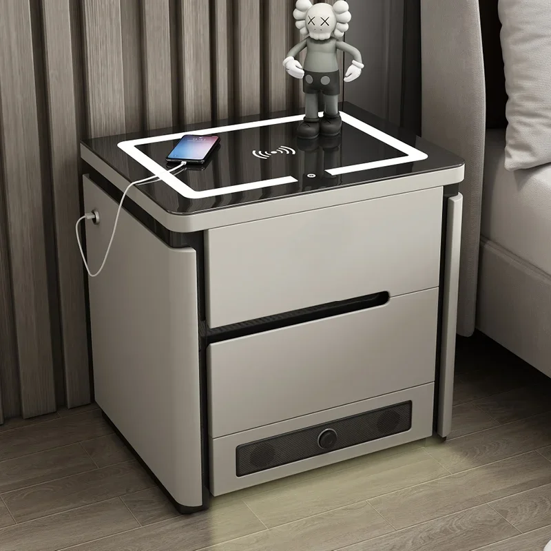2025 New End Comfortable Corner Night Table Fashion Nordic Massage Luxury Cheap Filing Dressing Wall Mute Comodini - Image 4