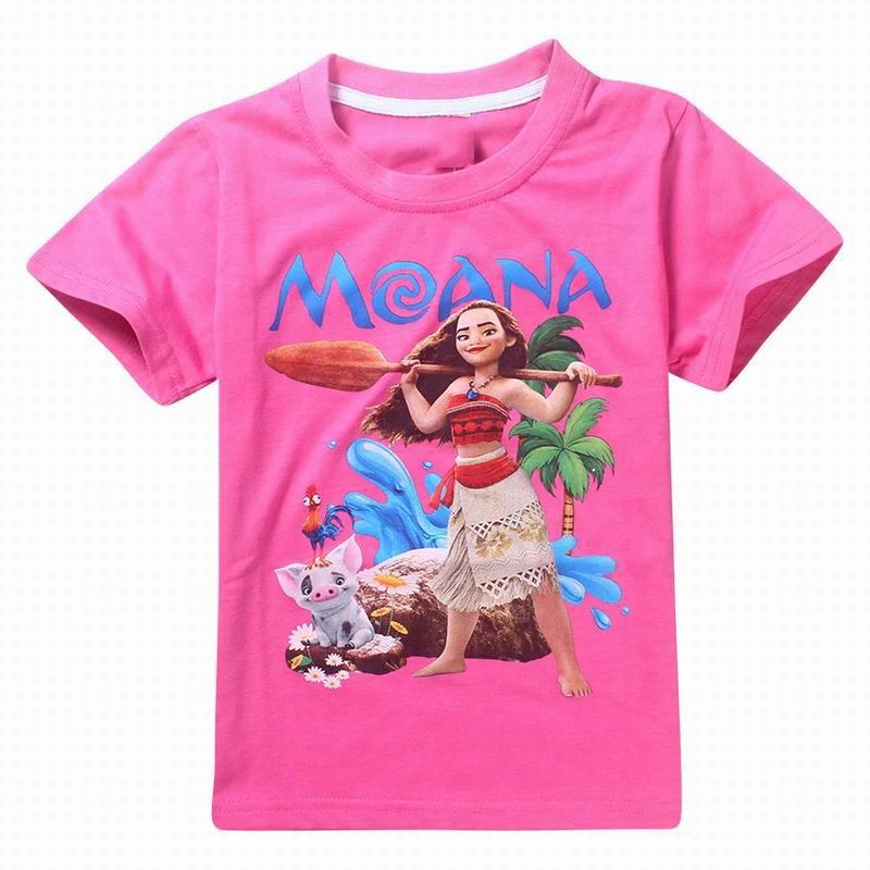 Moana Girls Sweatshirts Hoodies Autumn 2024 New Children Hoodies for Kids Clothes Girls Tops Tees Dresses Child Princess Clothes