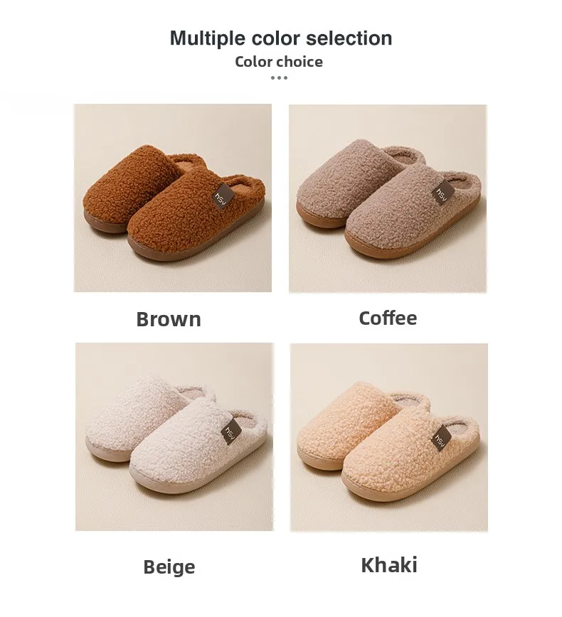 2026 Gemütliche Plüsch-Hausschuhe für Damen, Warme Rutschfeste Indoor-Schuhe, Plüschfleece-Futter & Weiche Sohle für Komfort zu Hause im Winter – Detail 6