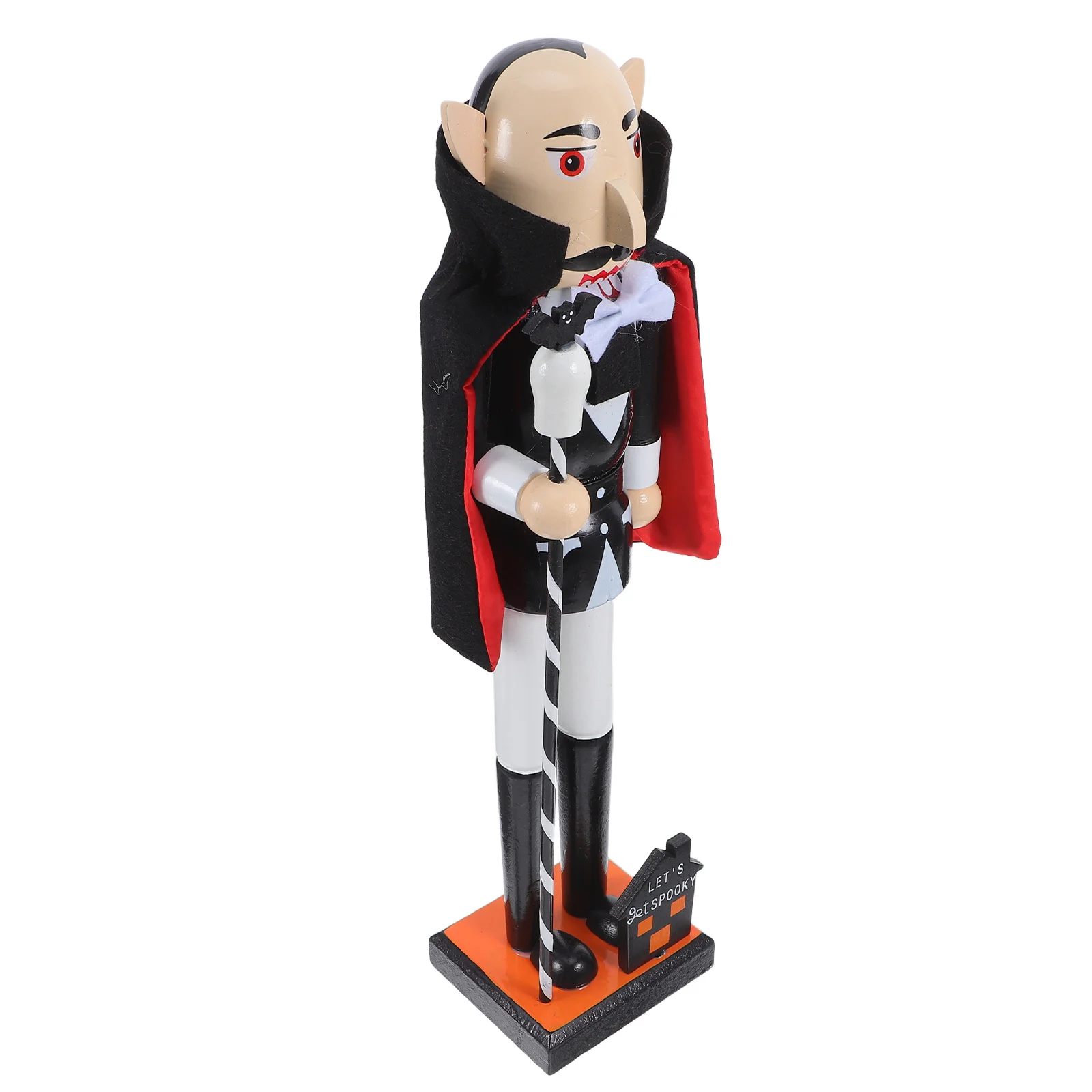 

Halloween Nutcracker Action Figures Indoor Decor Decors Centerpiece Decoration Figurines Wood