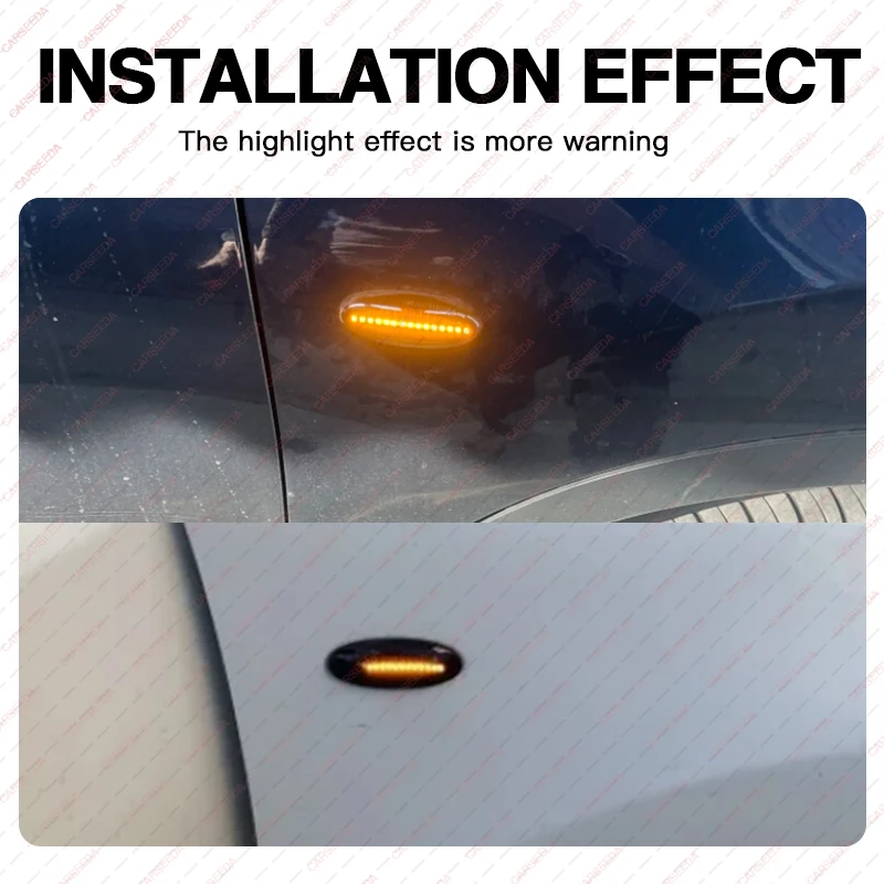 2 قطعة ديناميكية متتابعة LED الجانب ماركر مصباح لنيسان J10 T31 F15 Z12 E11 ل الذكية 453 لرينو HY 2006-2020 26160-89900