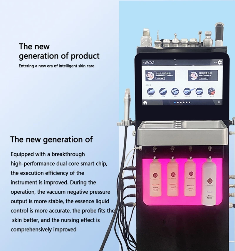 4-in-1 เปิดตัวเครื่องทําความสะอาดผิวหน้าแบบมืออาชีพ Hydra Skin Deep และ Anti-aging พร้อมอุปกรณ์ขัดถู Microcrystalline