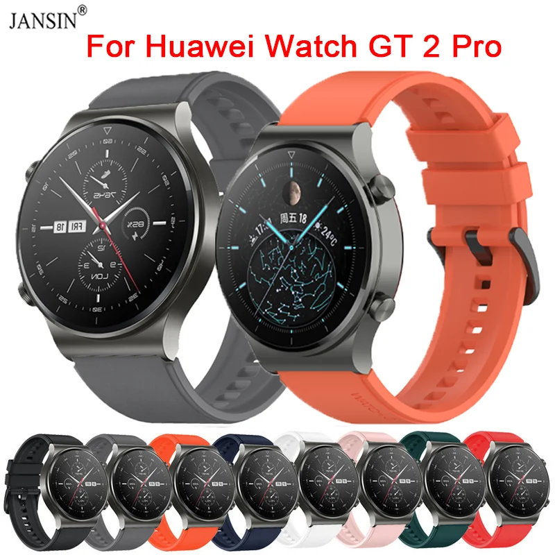 

Sport Silicone Band For Huawei Watch Gt 2 Pro Watchband Smartwatch Accessories Wrist Strap Bracelet For Huawei Gt2 Pro Correa