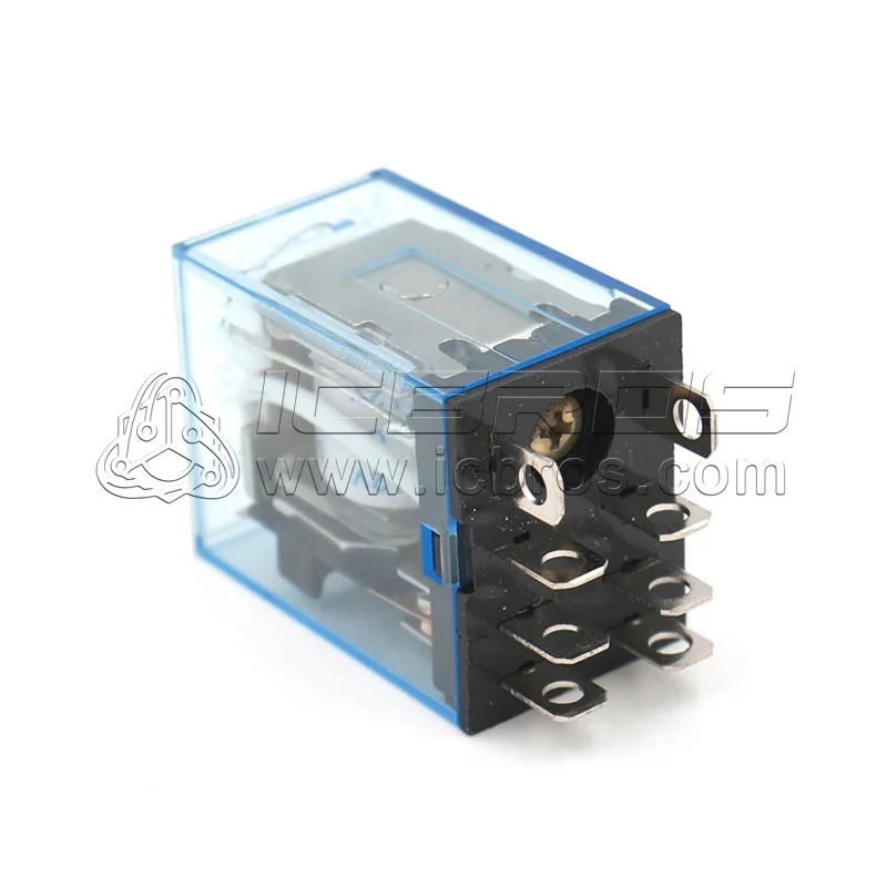 1Set LY2NJ LY2N-J DC12V 24V 36V 48V 110V 220 240V AC 10A 8PIN Coil Power Relay DPDT HH62P HHC68A-2Z With Socket Base