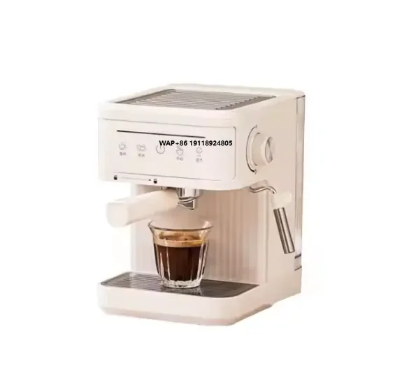 850W Stainless Steel Drip Professional Espresso Latte Cappuccino Semi-automatic Coffee Machine Grindr Lever Maker 19 Bars
