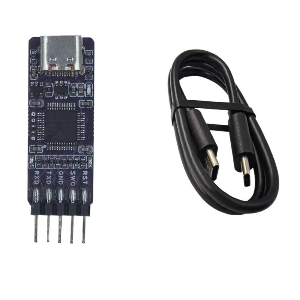 محاكي تنزيل STM32 رقاقة التحكم الرئيسية مع منفذ تسلسلي TTL يدعم وضع SWD للتنزيل وتصحيح الأخطاء واستبدال Jlink #6