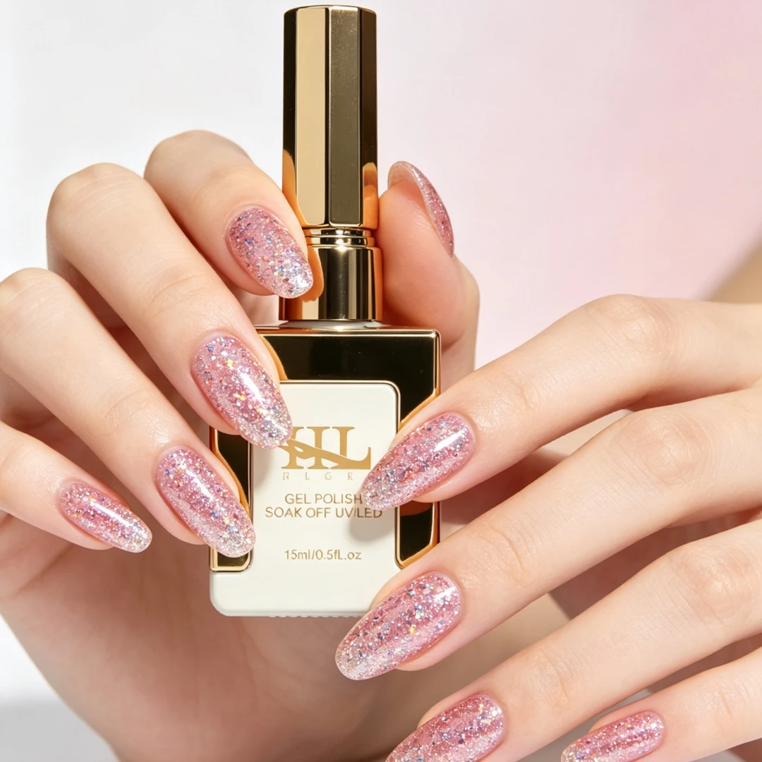 15ml Holographic Pink Chunky G - Nail Art Rainbow 评论和价格
