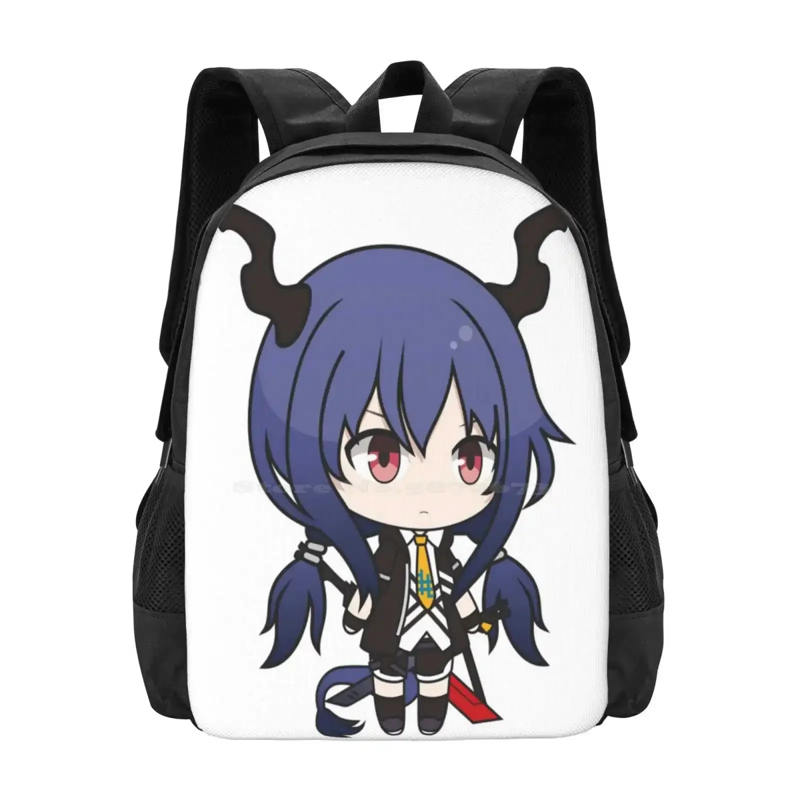 

Chen - Arknights Hot Sale Schoolbag Backpack Fashion Bags Chen Arknights Chibi Gacha Video Game Anime