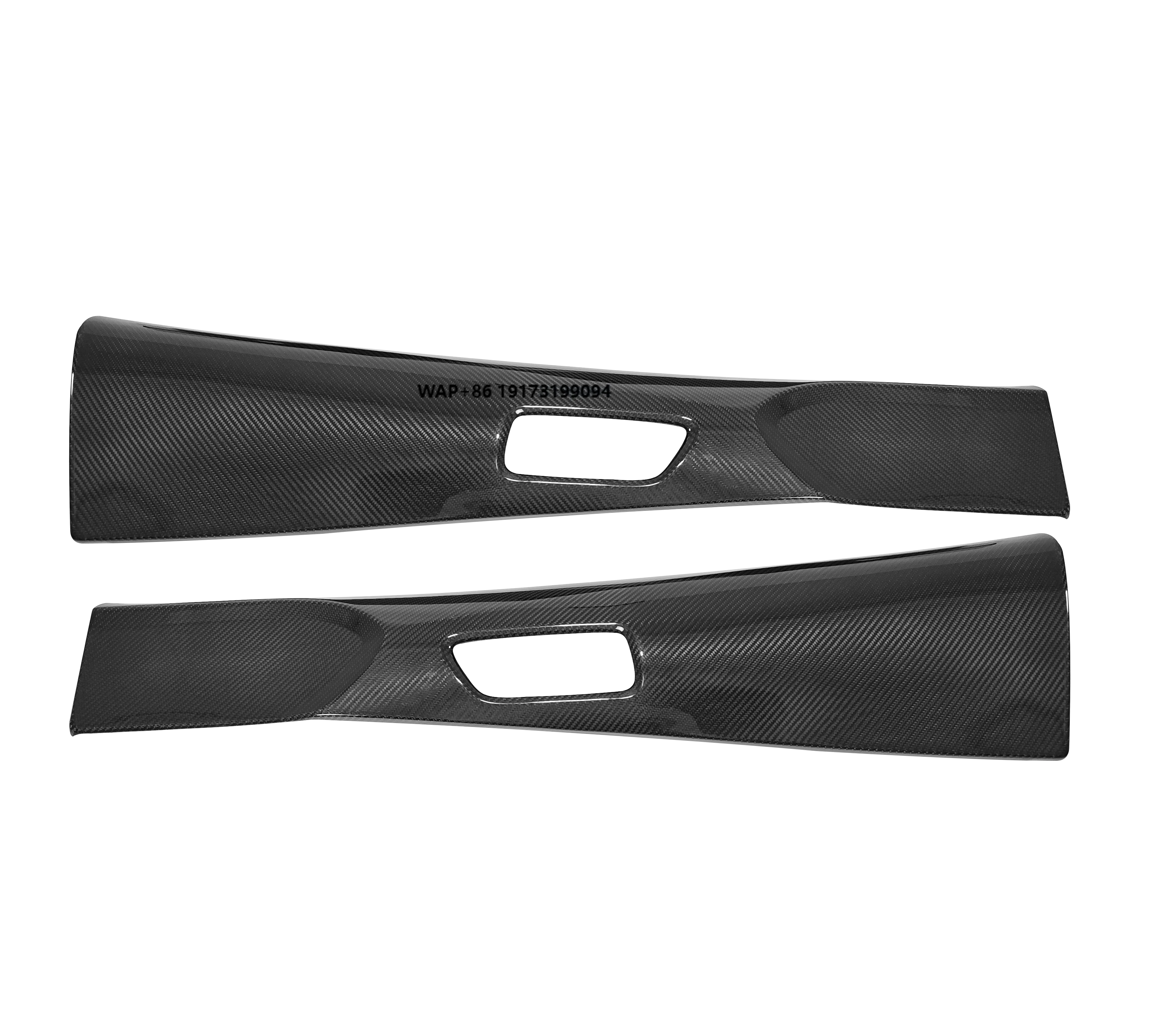 

Dry Carbon Fiber Front Door Panel Cover Trim Interior Accessories for T-oyota GR Corolla 2023+