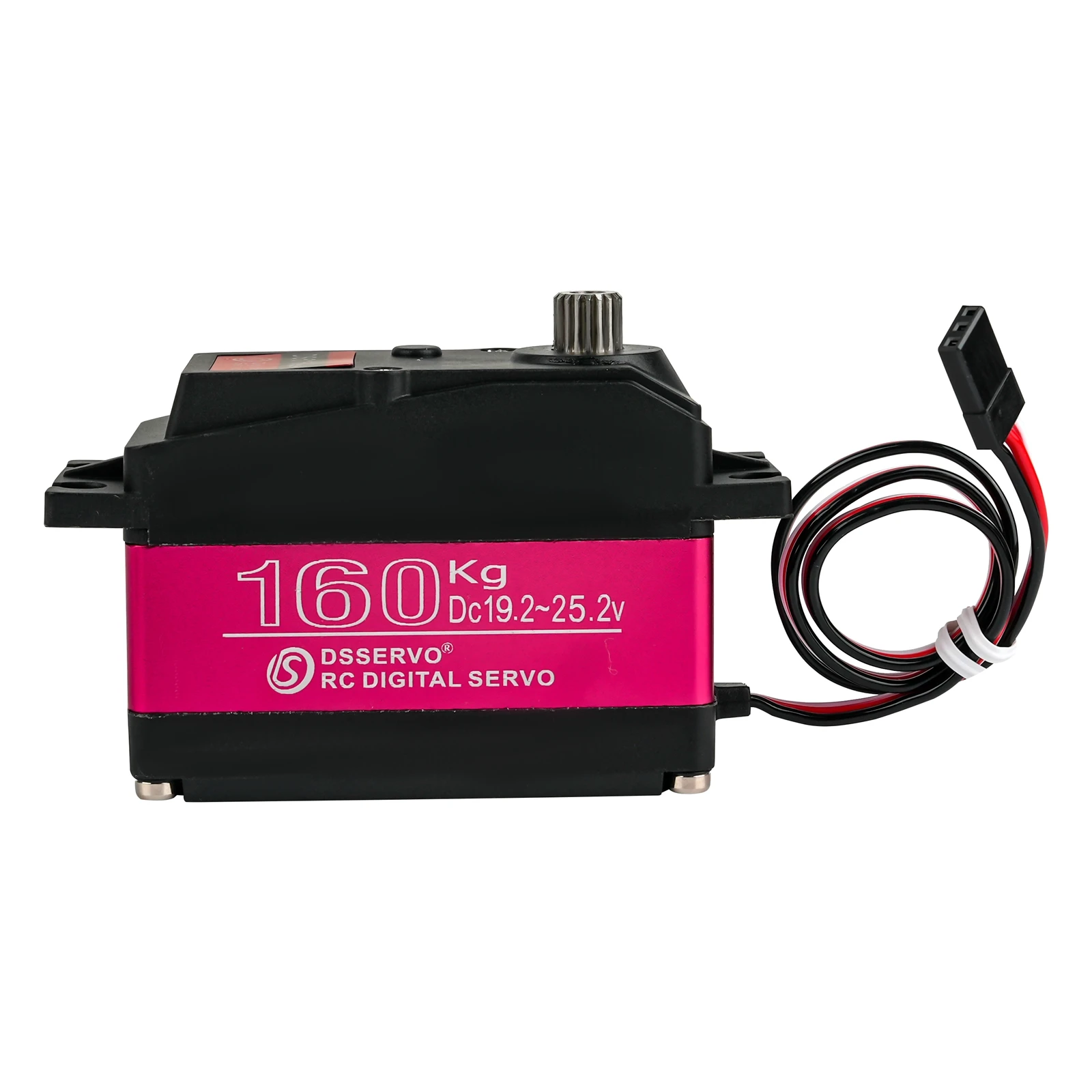 DS51160 Digital Servo 24V 160KG High Torque Metal Gear Waterproof 180/270 Degree Programmable for 1/5 RC Car Climbing Vehicles