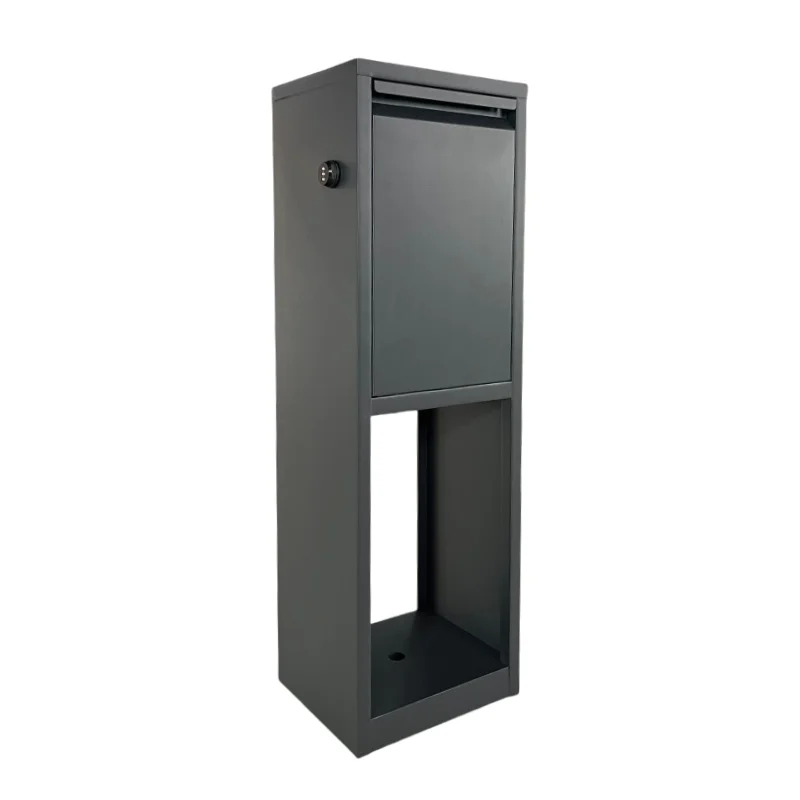 Residential Garden Apartment Anti-theft Waterproof Steel Outdoor Mailbox Freestanding Design Using Password Lock Powder Coating