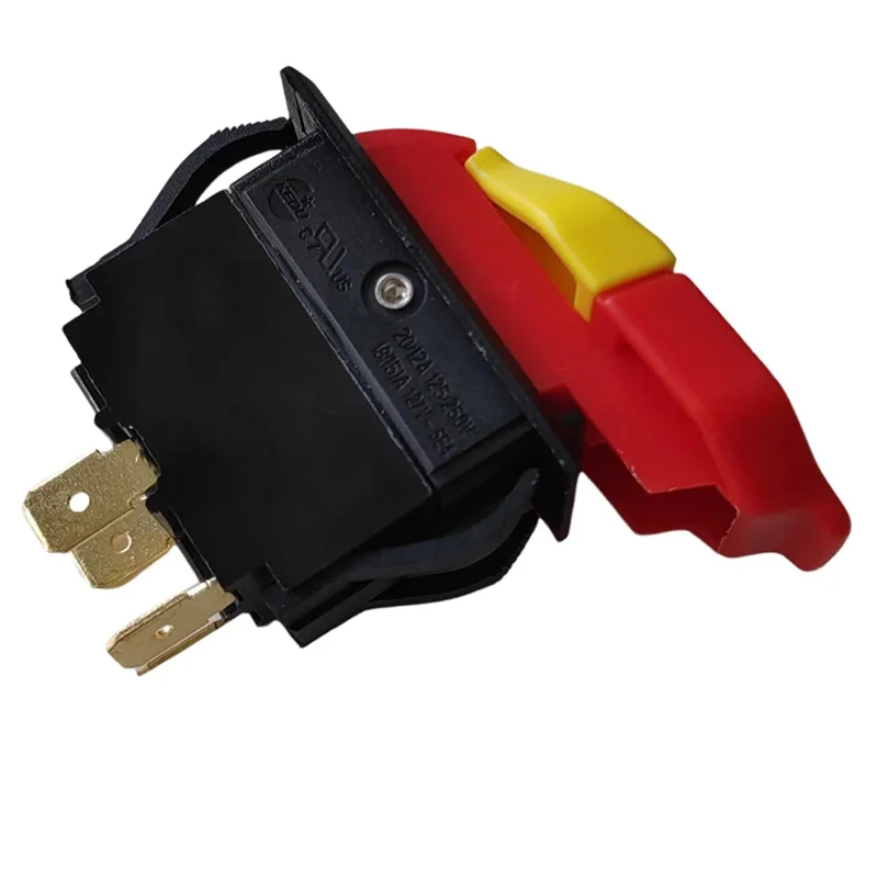 HRBAJ-مفتاح مجداف التشغيل والإيقاف 20/12A 125/250 فولت 4 دبابيس لسلسلة 137 منشار الطاولة ومكبس الحفر 0LWG 27A1 0LWC 0LVW #6