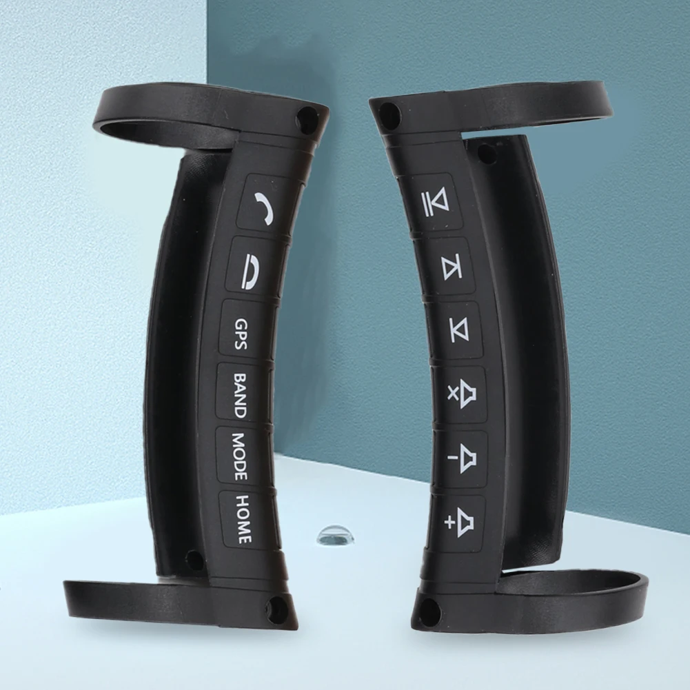 عجلة قيادة تعمل بالتحكم عن بعد، زر تشغيل/إيقاف، عجلة قيادة لاسلكية متعددة الوظائف، تعمل بالبطارية، 6 أزرار لشاحنة السيارات