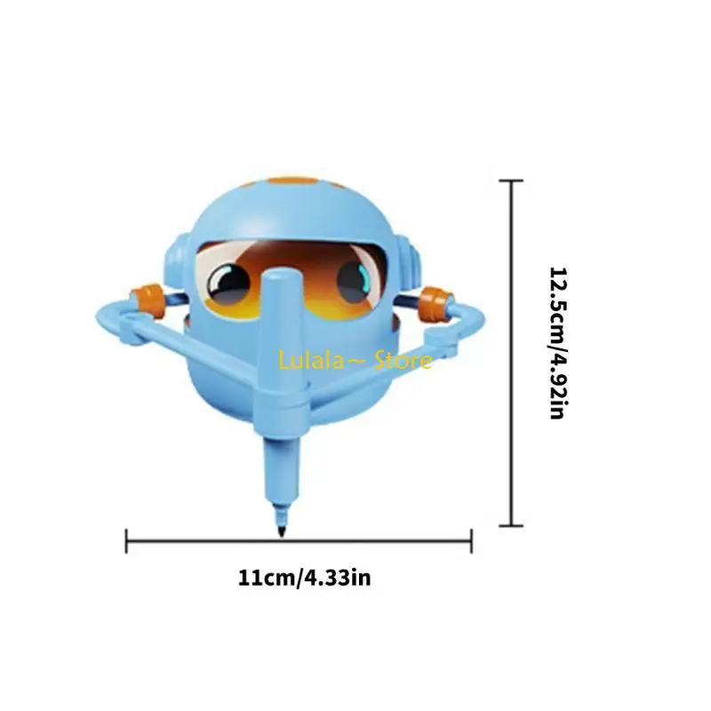 Y4QA Macchina da disegno automatica per bambini, apprendimento arte pittura, robot, giocattolo, con inserto per carta