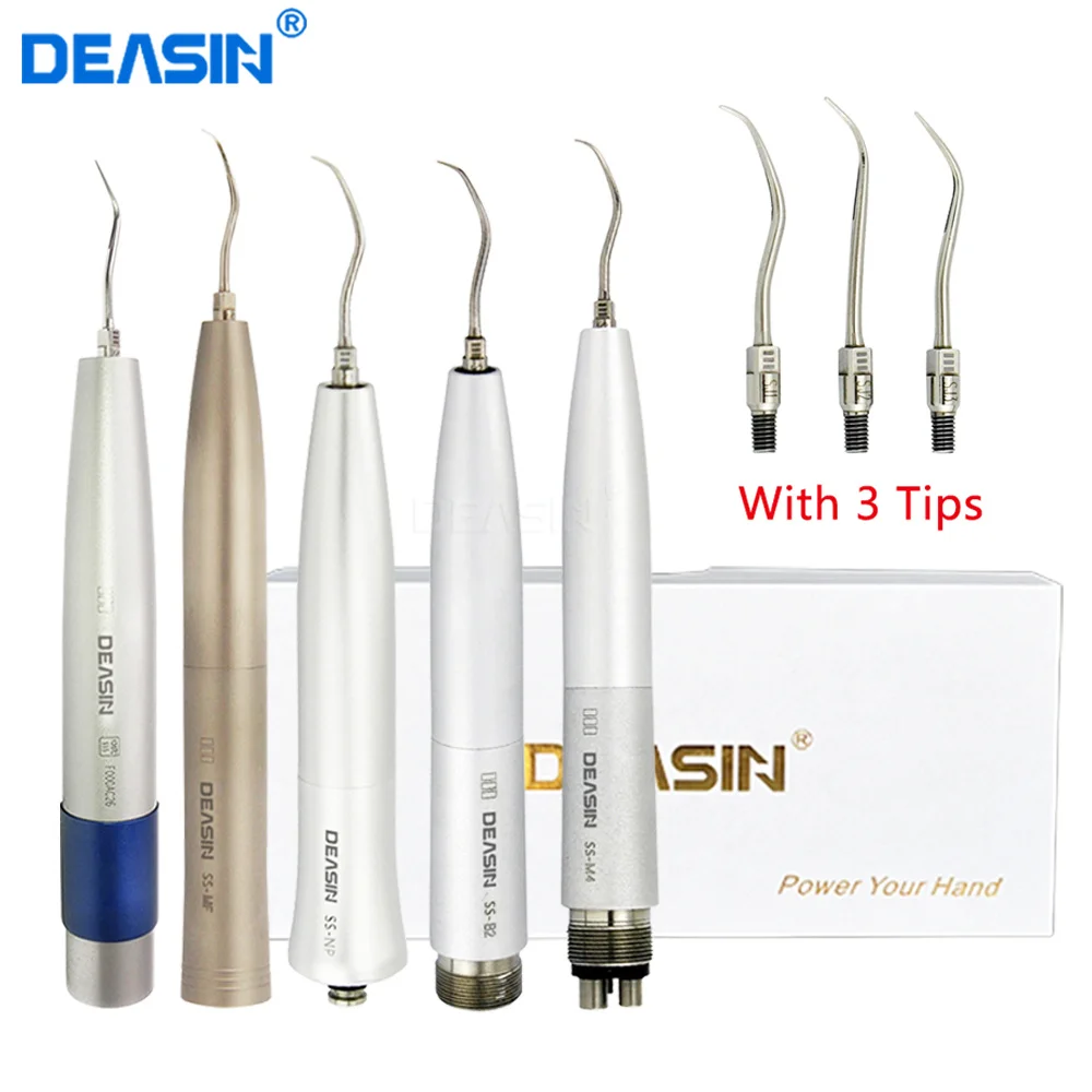 

Dental Whitening M4/B2 Ultrasonic Cleaning Air Scaler Handpiece For KAVO/NSK coupler Series Inner Water Spray With 3 Scaling Tip